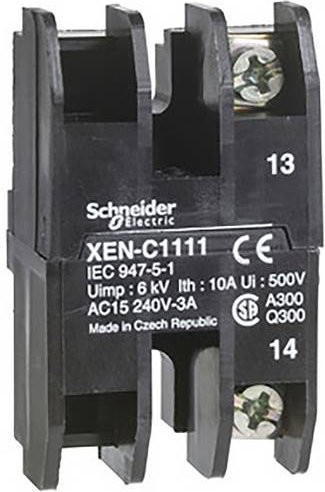 Schneider Electric XENB1491 Hilfsschalter in Schwarz - Bild 1