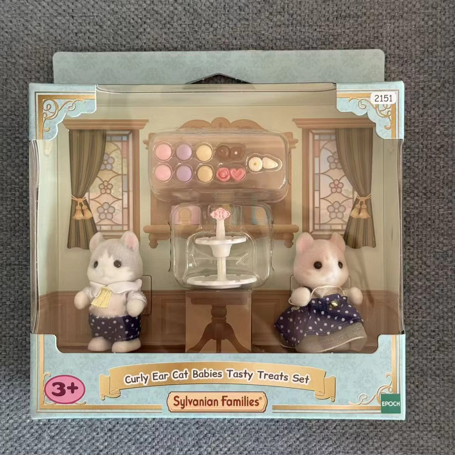 Sylvanian Families Scottish Fold Baby Doll, Köstliches Set Mahlzeit, ab 3 Jahren - Bild 3