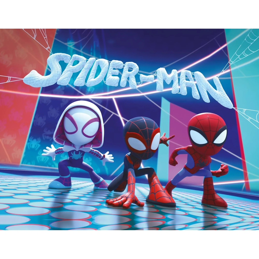 Komar Keilrahmen Spiderman Glowy Spideys, B/H: 30 x 40 cm, Multicolor - Bild 2