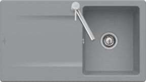 Villeroy & Boch Spüle Siluet 50 Spülbecken aus Keramik in Pure Black - Bild 1