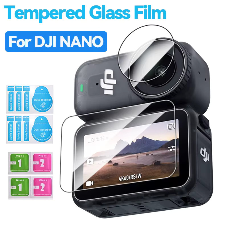 DJI Osmo Nano Schutzset mit gehärtetem Glas für Bildschirm, Kamera und Objektiv in Transparent - Bild 4