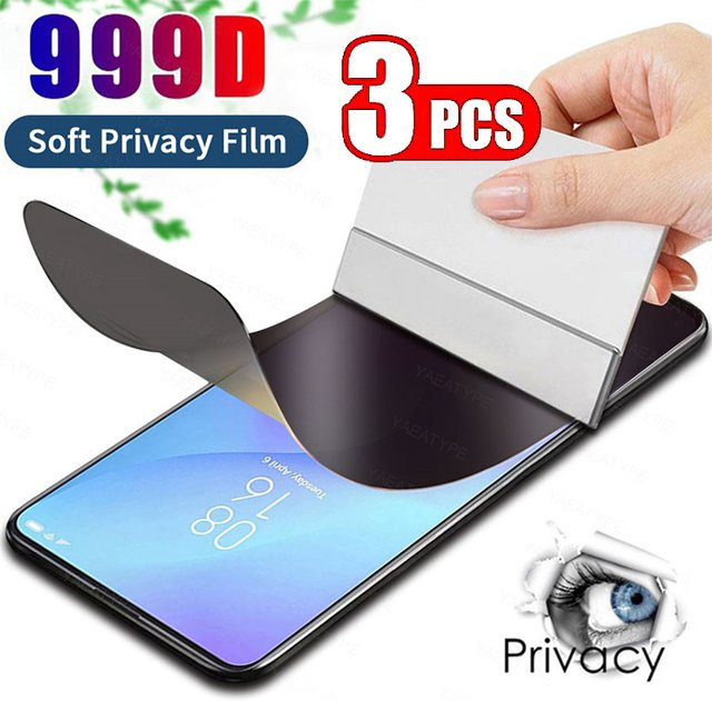 3er-Pack Vivo Anti-Spy Privatsphäre Hydrogel Displayschutzfolie für Vivo X100 X100s X200 X200s X300 FE Pro Mini Ultra - Bild 1
