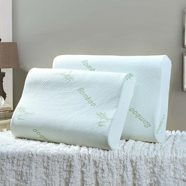 Yiran Furniture Memory-Schaum Kissenkern Nackenschutzkissen mit langsamem Rückprall, Weiß, B/H: 40 x 60 cm - Bild 1