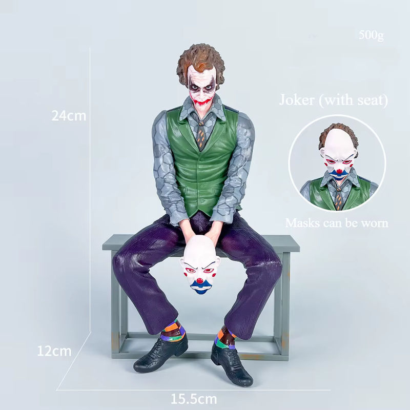 Bandai Joker Anime Figur in grünem Anzug mit Maske als Modell und Dekoration für Kinder - Bild 2