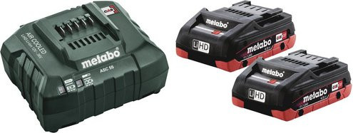 Metabo Akku-Basis-Set 2 x LiHD 4,0 Ah in Schwarz - Bild 1