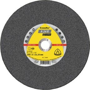 Klingspor A 24 R Trennscheibe für Metall, Schwarz, Durchmesser: 230 mm, Dicke: 3 mm, Bohrung: 22,23 mm - Bild 1