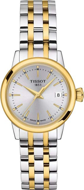 Tissot Armbanduhr Classic Dream, Quarz, Edelstahl, Silber, 28 mm, Damen - Bild 1