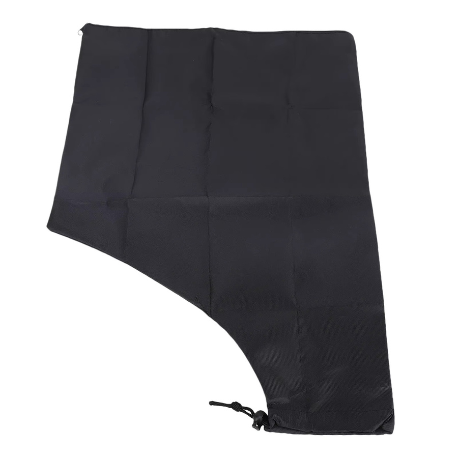 Universeller Laubbläserbeutel aus auslaufsicherem Oxford-Polyester mit Kordelzug in Schwarz - Bild 3