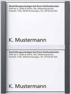 Siedle Montagezubehör für Türsprechanlagen in Grau - Bild 1