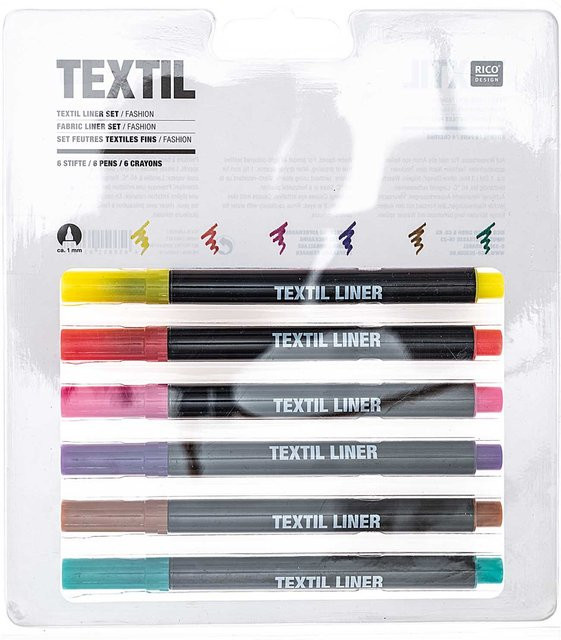 Rico Design Textil Liner fashion Multicolor in 6 Farben - Bild 1