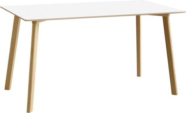HAY CPH Deux 210 2 0 Tisch in Weiß mit Buche und Laminat im skandinavischen Design - Bild 1