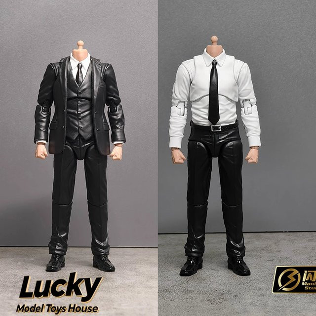 Taholicy Action Figure Mann, Zubehör, Schwarz Weiß, Kunststoff - Bild 1