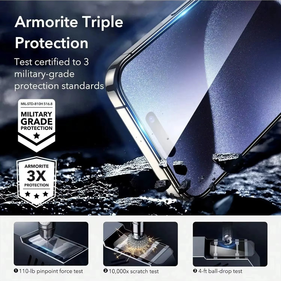 3er-Set Sichtschutz-Hartglasfolie für Google Pixel Serie 6, 6A, 7, 7A, 8, 8A, 8 Pro, 9, 10 in Transparent - Bild 3