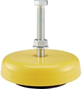 EFFBE Maschinenlagerung LEVEL-MOUNT 4000kg LM 5-55 in Gelb - Bild 1