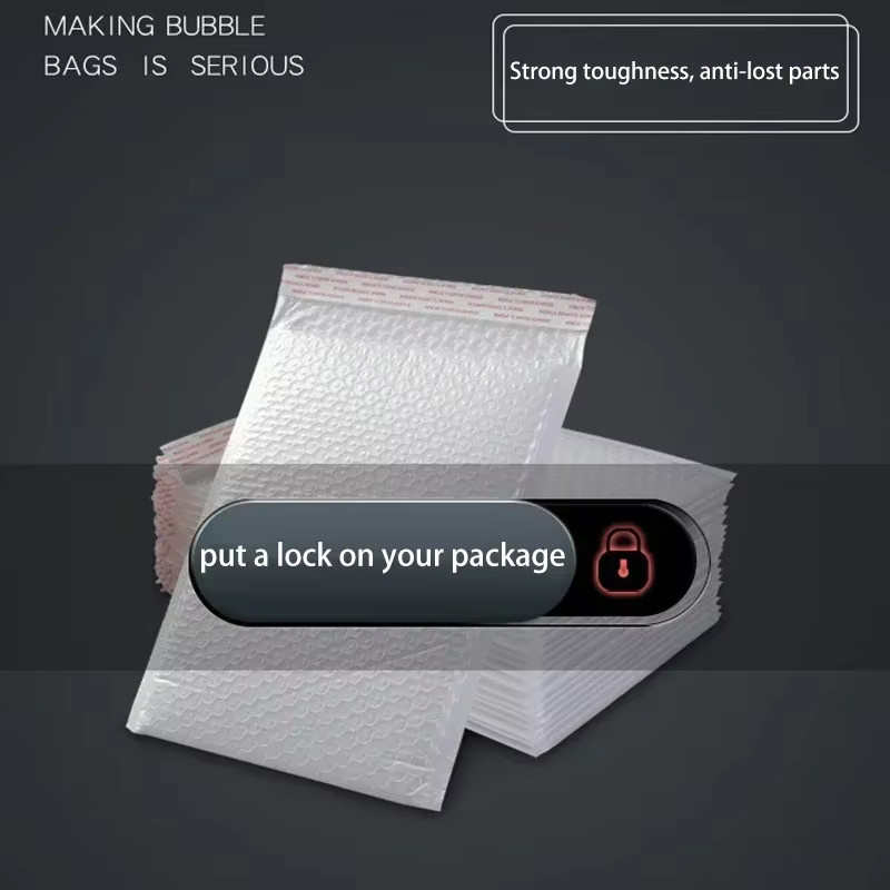 50 Stück Luxuglow Perlfilm-Luftpolsterumschläge, wasserdichte und selbstklebende Luftpolstertaschen für den professionellen Versand - Bild 2
