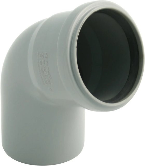 Marley HT-Bogen 67 Grad DN 110 aus Kunststoff in Grau - Bild 1