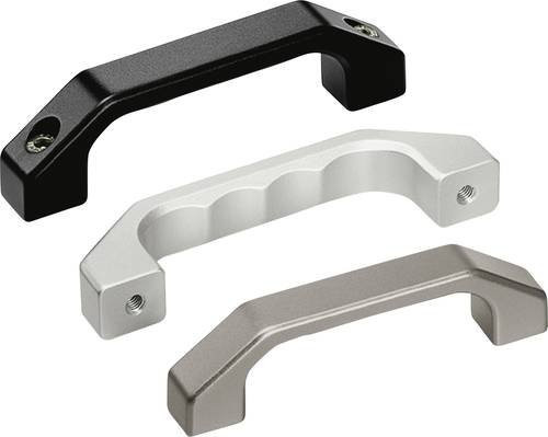 Rohde Gehäuse-Griff AG-22.R120.14 in Schwarz, mattes Aluminium, 2er-Set, L: 146 mm, B: 22 mm, H: 39 mm - Bild 1
