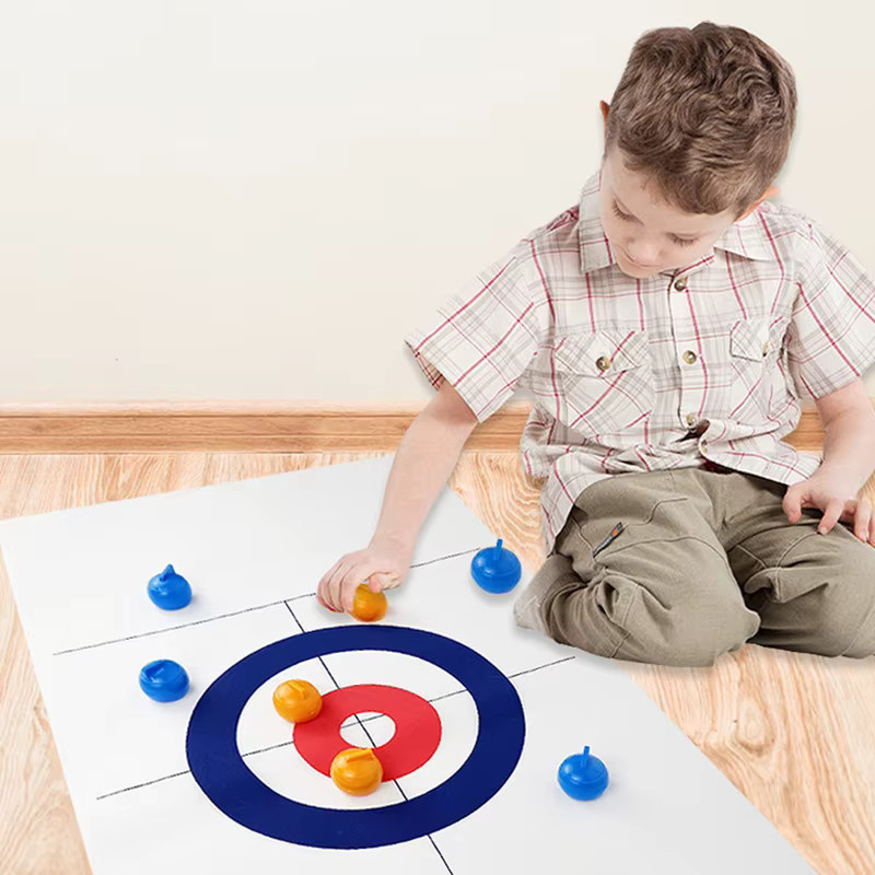 FoPcc Tabletop Curling Game, Brettspiel, Bunt / Mehrfarbig - Bild 3