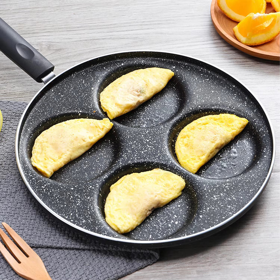 Zxyouping Antihaft Crepe-Pfanne mit Keramikbeschichtung in Schwarz, Durchmesser: 24,5 cm - Bild 6