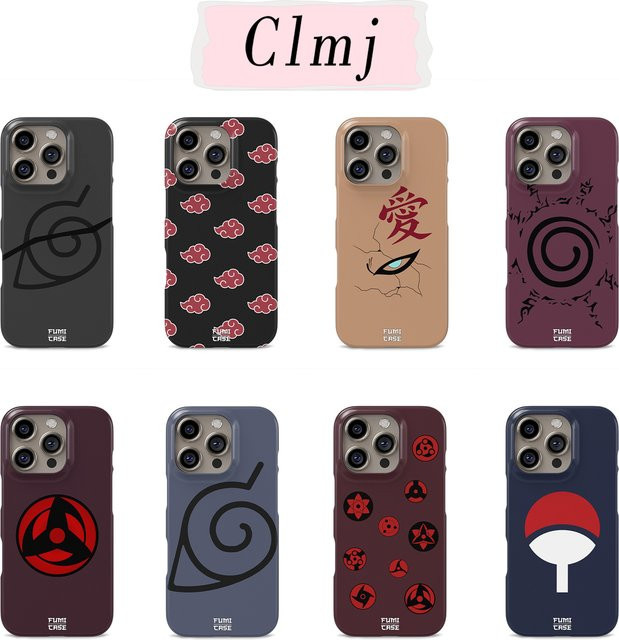 Bandai Anime Naruto Handyhülle mit doppelschichtiger Rückabdeckung für iPhone Modelle - Bild 1