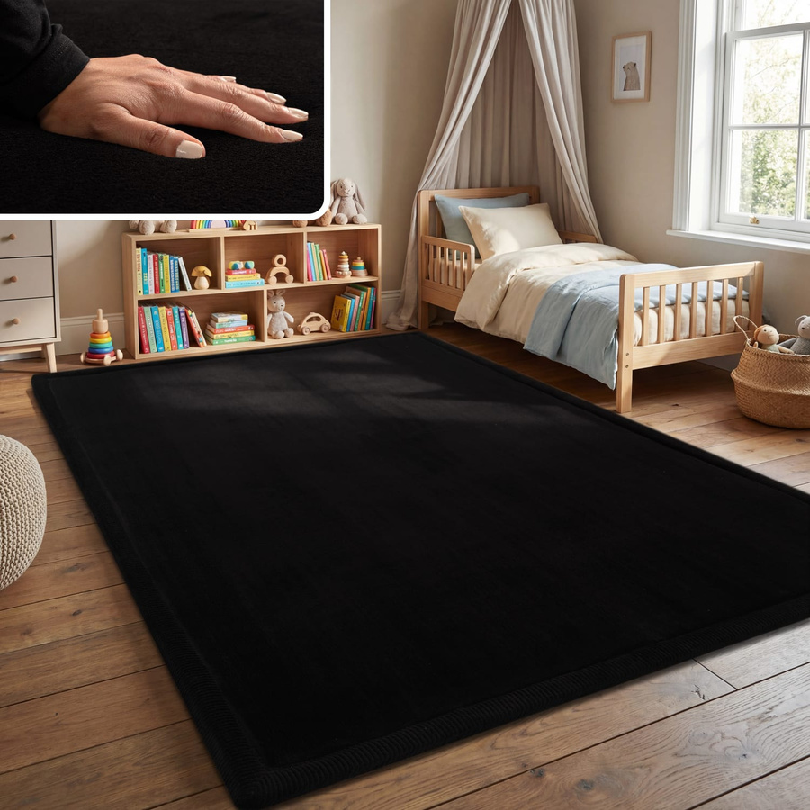 Waschbarer Kinderteppich Atami schwarz B: 200 cm, T: 280 cm - Bild 2