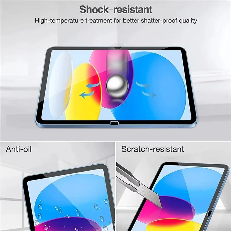2 Stück Glas-Displayschutzfolie für Apple iPad 10. und 10.9 Zoll, transparent - Bild 6