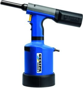 Gesipa Blindniet-Setzgerät TAURUS 4 für Schliessringbolzen 6,4 mm Magna-Grip in Blau - Bild 1