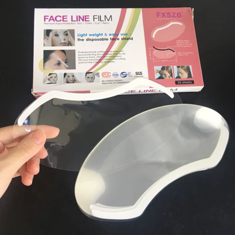 HNKMP Friseur-Augenschutzmasken, 50 Stück, Transparent, Unisex - Bild 3