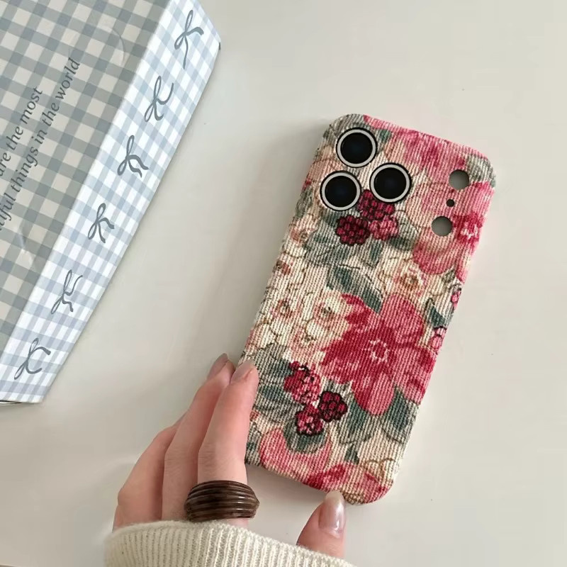 Weiche Plüsch-Handyhülle für Apple iPhone 17 Pro Max, 16, 15, 14, 13 in Multicolor – Warmer und sturzsicherer Winterschutz - Bild 4