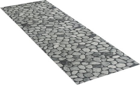 Wenko Badematte in Stein-Look, Grau/Mehrfarbig, B/L: 65 x 150 cm - Bild 1