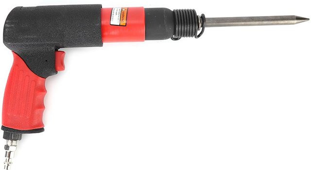 Aimo Pneumatischer Druckluft-Schlosserhammer zum Entfernen von Rost, Graten und Schweißnähten in Rot - Bild 1