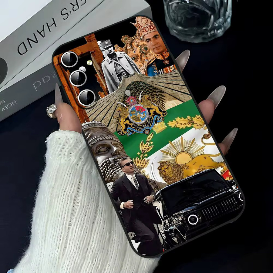 Handyhülle Mohammad Reza Pahlavi für Samsung Galaxy S21 S22 S23 S24 S25 S26 Ultra FE Plus 5G A52S Soft Cover Multicolor - Bild 4