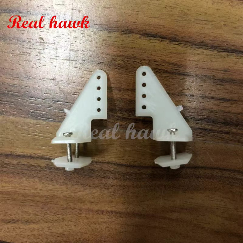 Real hawk Pin Hörner mit Schrauben, Zubehör, 10er Set, Weiß - Bild 2