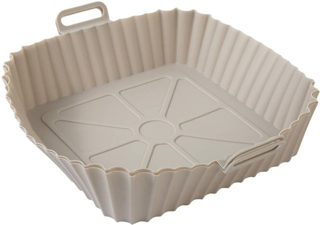 Michelino Backform aus Silikon in Beige, quadratisch, B/H/L: 19,5 x 6,9 x 21,3 cm - Bild 1