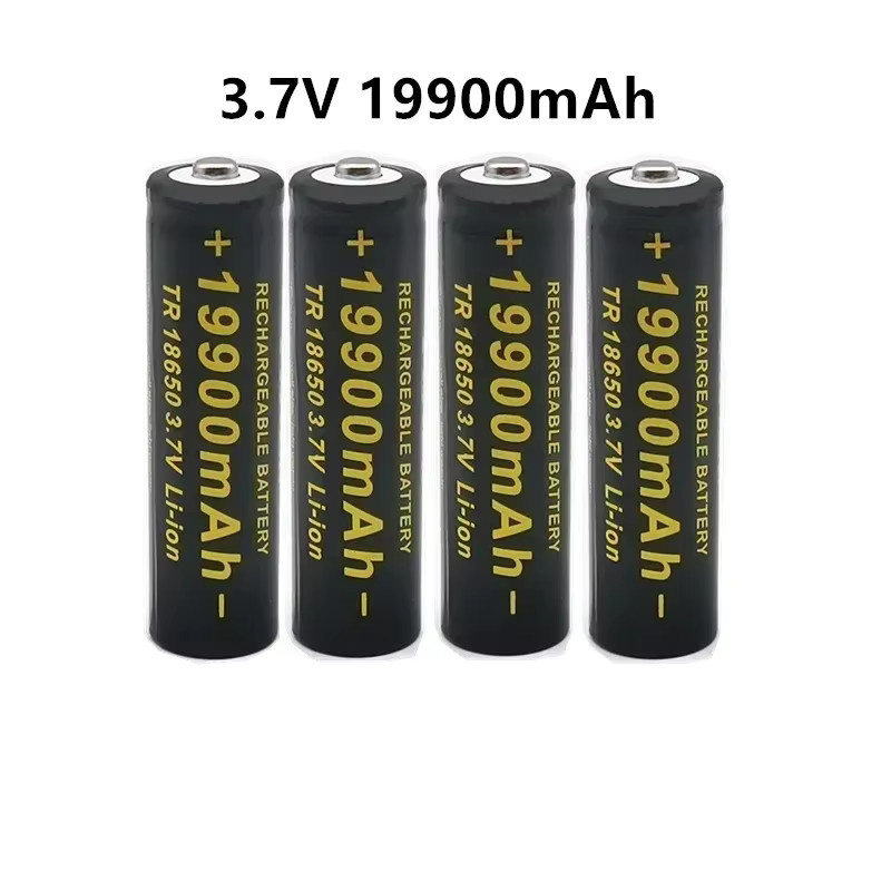 Lerp 18650 Lithium-Ionen Akku Set mit 201 Ladegerät, 3,7 V, 19900 mAh, Schwarz - Bild 3