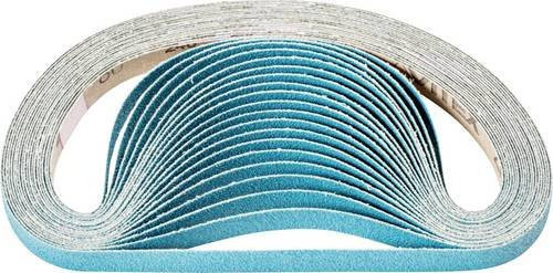 PFERD Zirkon Schleifband für Bandschleifer, Körnung 80, Blau, 100 Stück, B: 12 mm, L: 520 mm - Bild 1