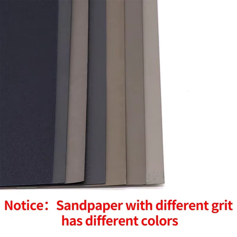 XMSJ Siliziumkarbid-Schleifpapier für Holz und Metall, wasserfest für Nass- und Trockenschleifen, B: 28,0 cm, H: 23,0 cm - Bild 6