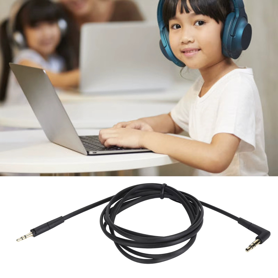 Sennheiser Ersatz-Kopfhörerkabel mit 3,5 mm Klinkenanschluss in Schwarz für HD400S, HD350BT, HD4.40BT, HD4.50BTNC, HD450BT und HD458BT - Bild 2