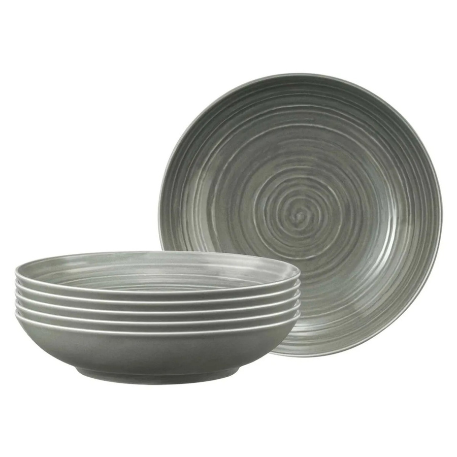 Seltmann Weiden Pastateller Terra Perlgrau 6er Set Durchmesser: 26 cm - Bild 2