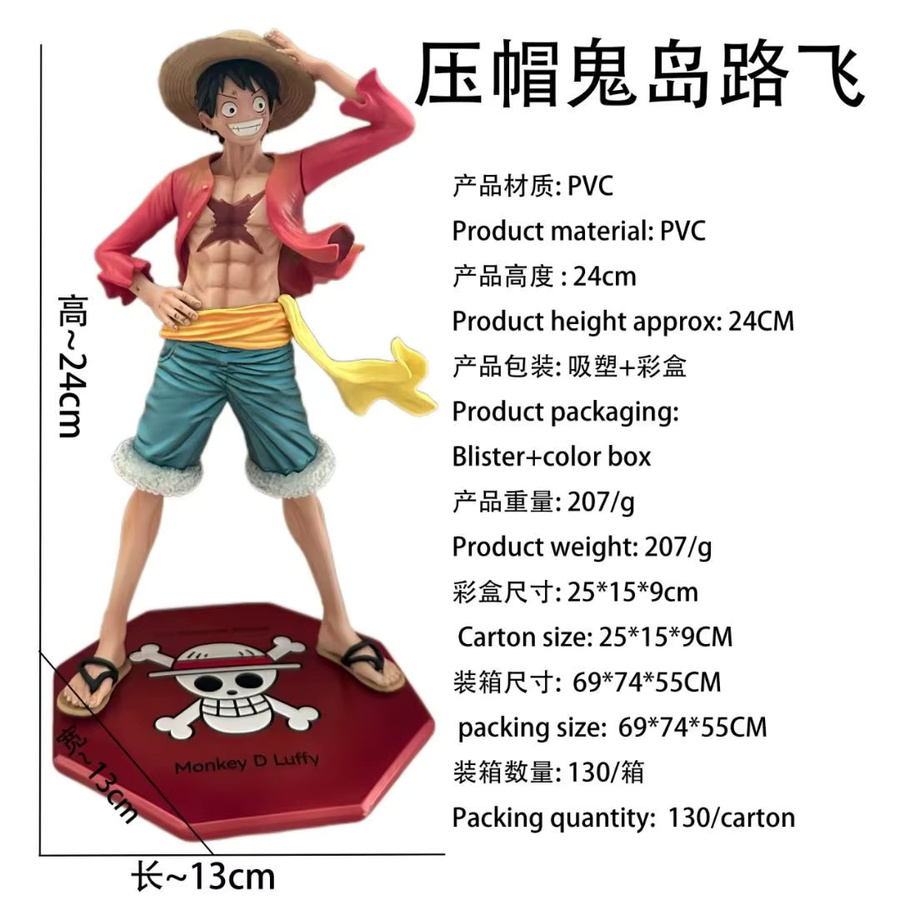 Bandai One Piece Ghost Island Road Fly Strohhut Crew JT Statue Figur - Bild 4