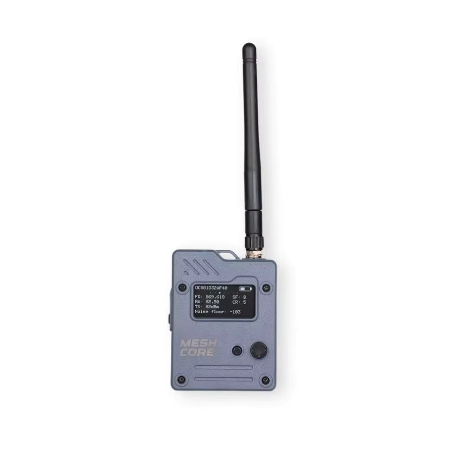 Seeed Studio MeshCore Wio Tracker L1 Pro LoRa IoT Textkommunikationsgerät mit GPS und OLED Display in Grau - Bild 2