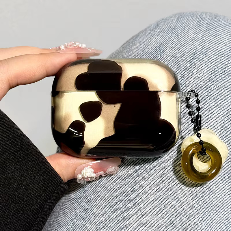 Creative Color Collision Achat Render Kopfhörerhülle für Apple AirPods 1, 2, 3, 4 und Pro 2 in Schwarz Weiß Multicolour - Bild 2