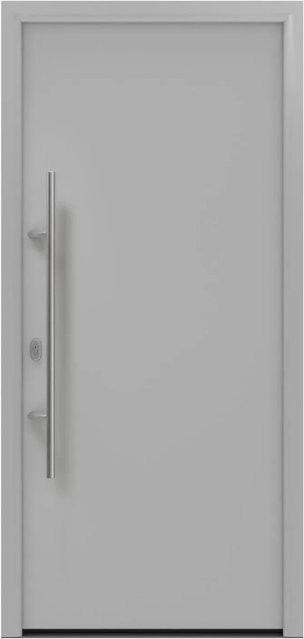EcoStar Haustür Isopro IP 010 in Weißaluminium, B: 110 cm, H: 210 cm, DIN Links - Bild 1
