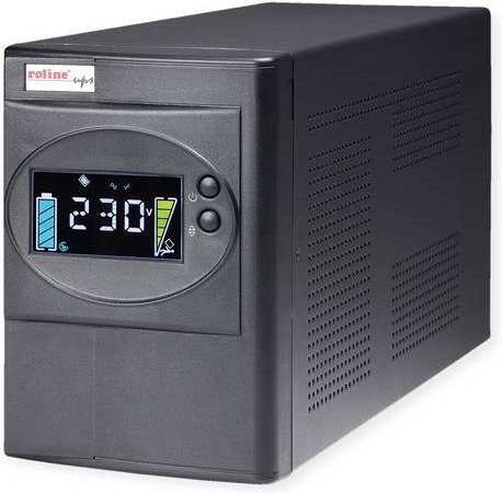 Roline LineSecure III 2000 Interaktive USV in Schwarz mit USB-C Anschluss - Bild 1
