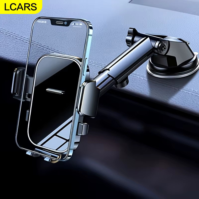 Lcars Universelle Auto-Handyhalterung in Schwarz für Armaturenbrett und Lüftungsschlitz, multifunktional und verstellbar - Bild 3