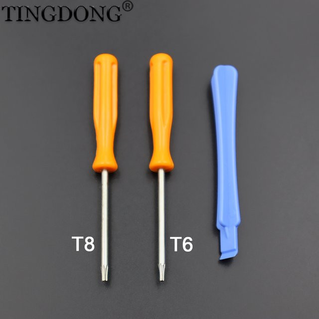 TingDong Reparatur-Werkzeugset mit T6 und T8 Sicherheitsschraubendrehern für PS3 PS4 PS5 und Xbox One 360 Serie - Bild 1