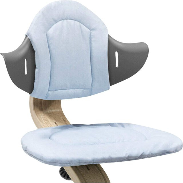 Stokke Nomi Sitzkissen aus Baumwolle in Blau, waschbar und wendbar - Bild 1