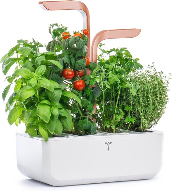 Véritable SMART White Copper Pflanzkübel aus Kunststoff in Weiß für Zimmerpflanzen - Bild 1