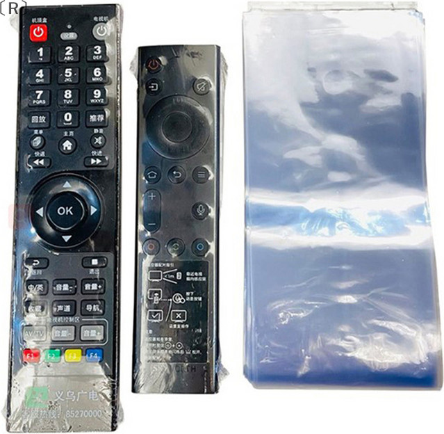 egahR Sigur 10er Set Transparente Schrumpffolienbeutel aus Kunststoff als Anti-Staub-Schutzhülle für TV, Klimaanlage und Fernbedienung - Bild 1