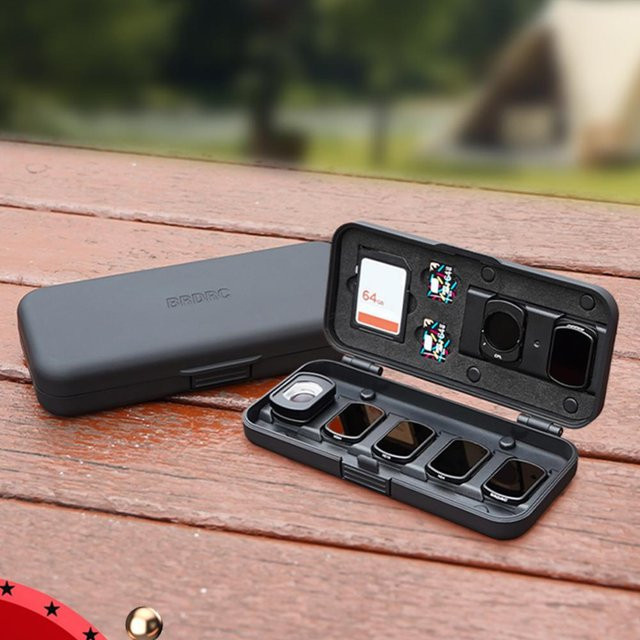 DJI Filteretui für Osmo Pocket 3, stoßfeste Tragetasche und Aufbewahrungsetui, Schwarz - Bild 1